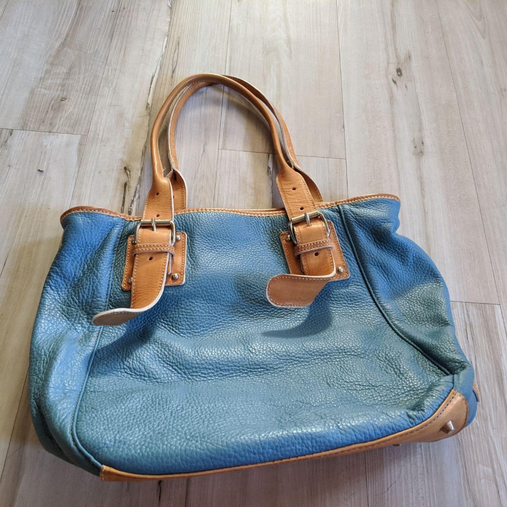Vintage Cristina Italy Leather Purse Handbag Casua